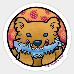 Grizzly Grub Sticker